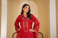 Crimson Rani Embroidered Unstitched Suit – 1007