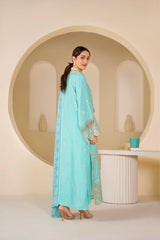 Firozi Falak Embroidered Unstitched Suit – 1008
