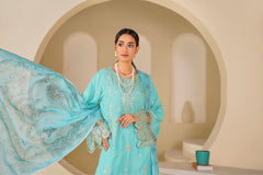 Firozi Falak Embroidered Unstitched Suit – 1008