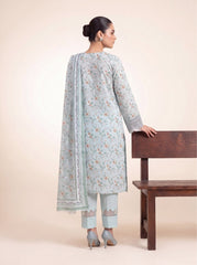 Pista Noor Printed Embroidered Unstitched Suit – 2009