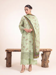 Pista Mehak Printed Embroidered Unstitched Suit – 2006