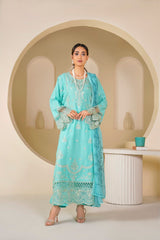 Firozi Falak Embroidered Unstitched Suit – 1008