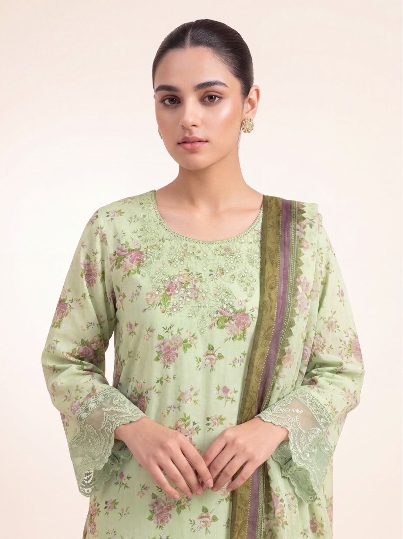 Pista Mehak Printed Embroidered Stitched Suit – 2006