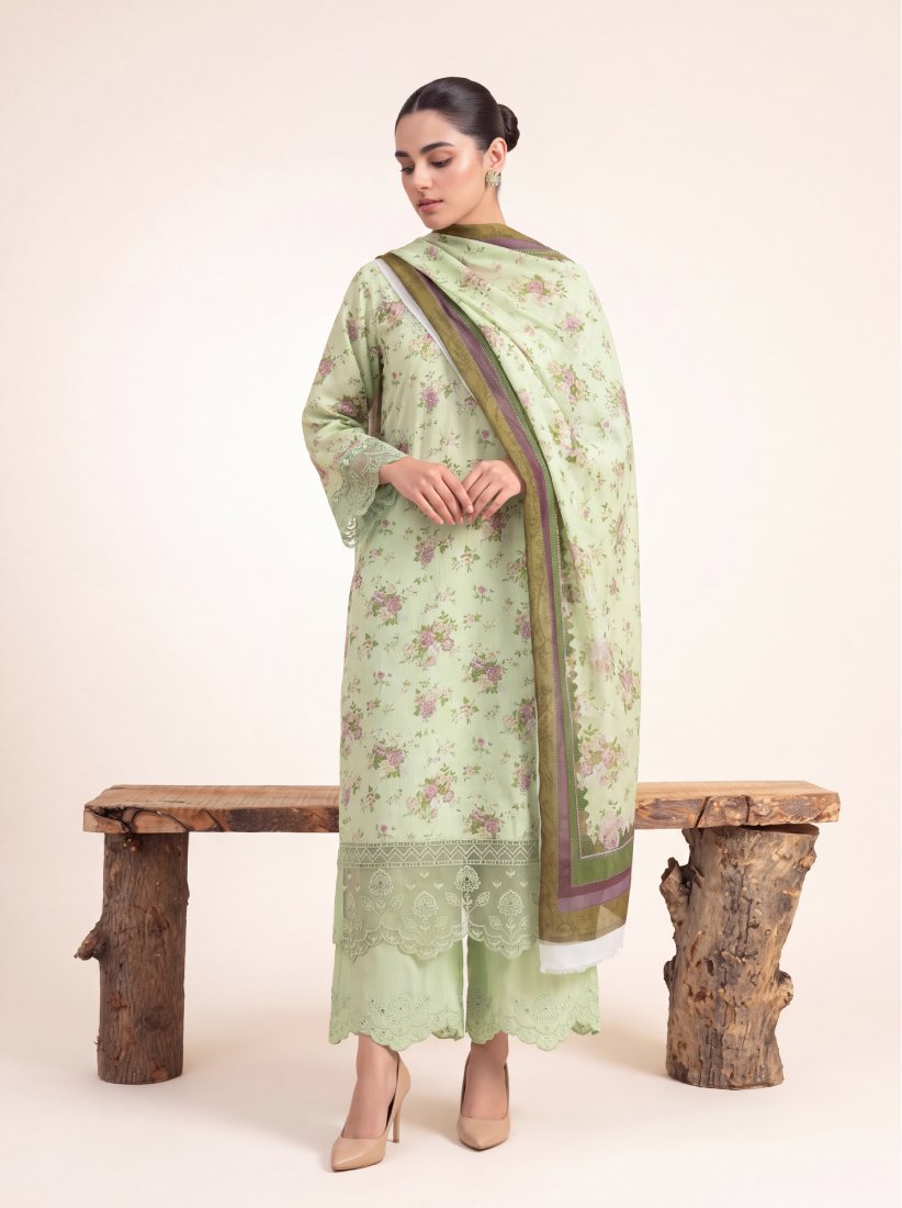 Pista Mehak Printed Embroidered Unstitched Suit – 2006