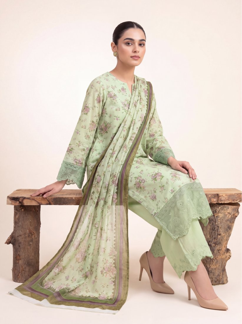 Pista Mehak Printed Embroidered Stitched Suit – 2006