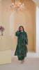Bottle Green Royale Embroidered Unstitched Suit – 1001